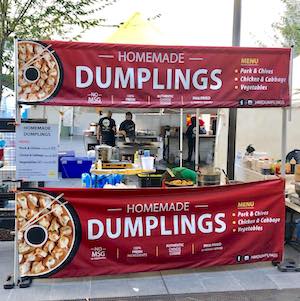 Homemade Dumpling Food Stall